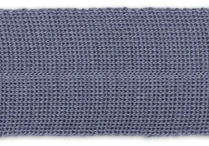 1 3/8" Graphite Grey Fold-Over Wool Trim (Made in Japan)