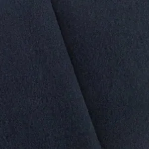 1 YD PC-Brushed Wool Twill Jacketing Fabric Navy Blue