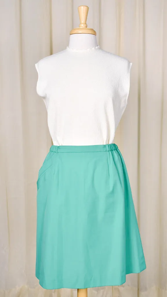 70s does 1960s Vintage Green Skort