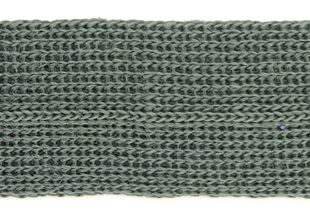 7/8" Celadon Simple Fold-Over Wool Trim (Made in Japan)