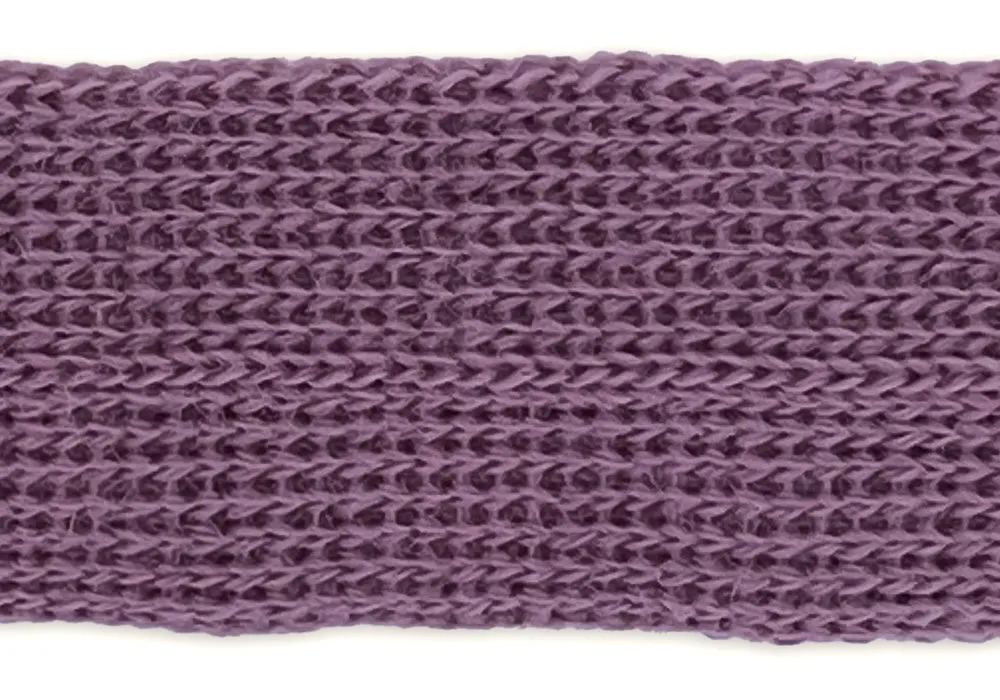 7/8" Mauve Simple Fold-Over Wool Trim (Made in Japan)