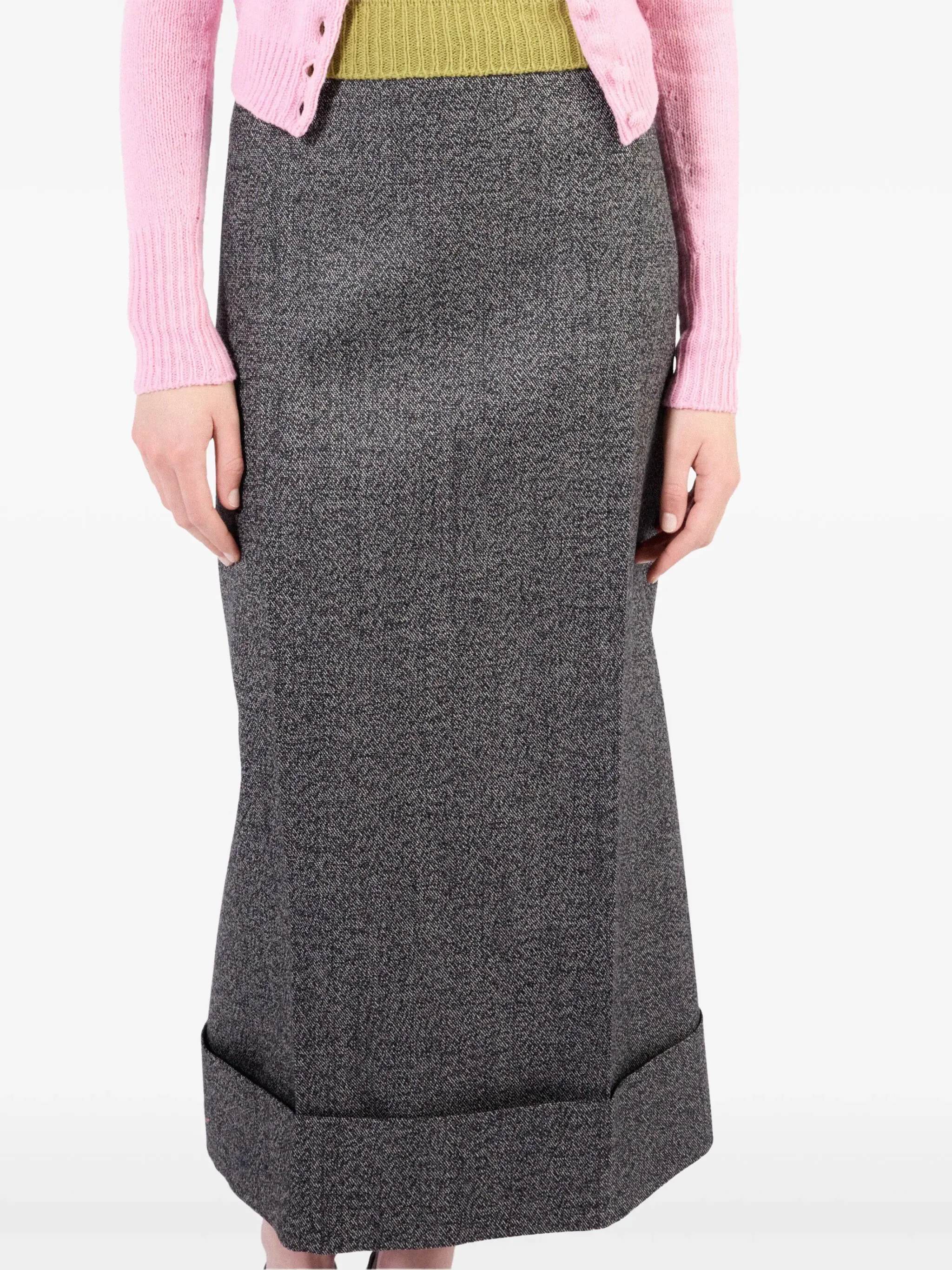 A-line maxi skirt