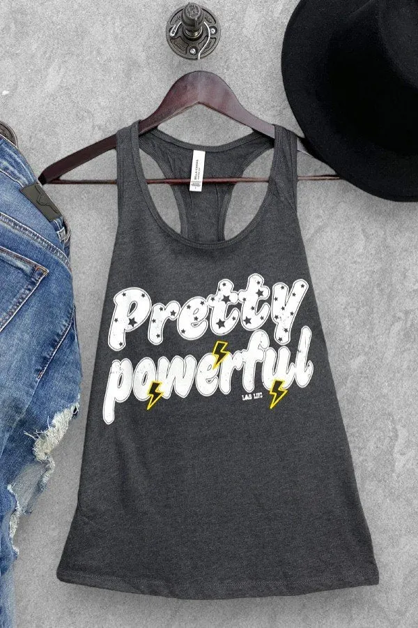 BC TANK PRETTY POWERFUL - CHARCOAL