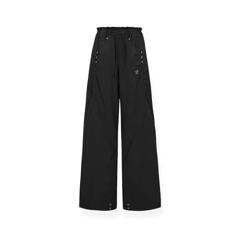 Black Fabric Protector Jogging Pants