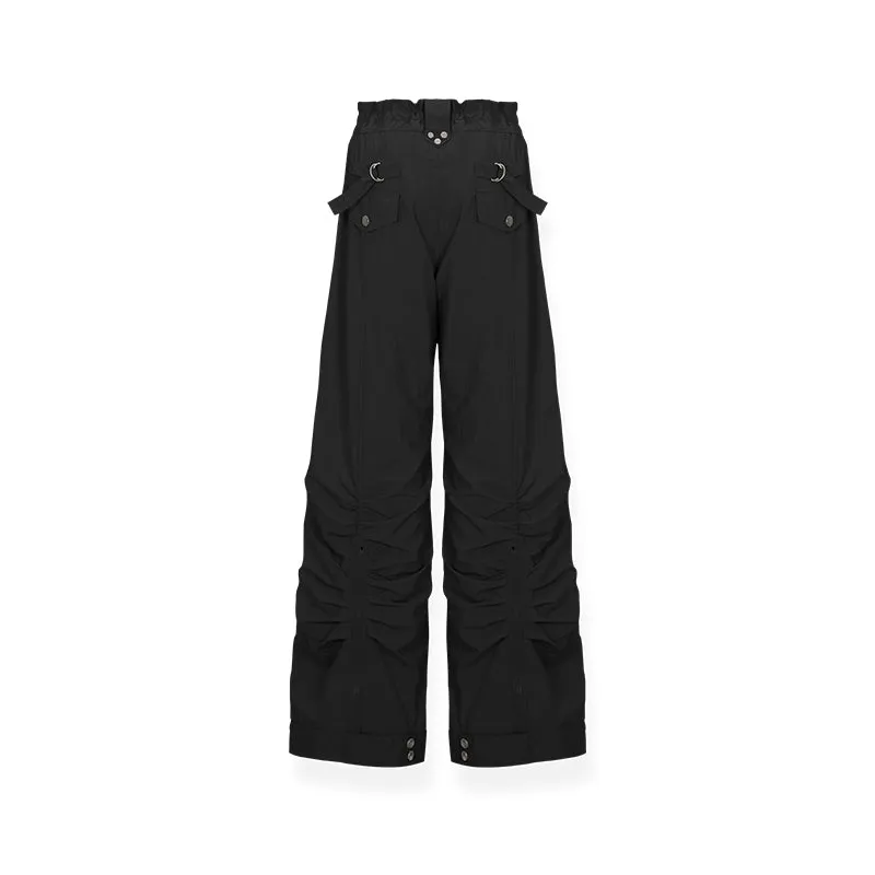 Black Fabric Protector Jogging Pants