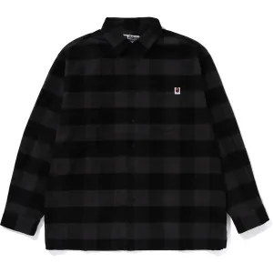 BLOCK CHECK SHIRT RELAXED FIT MENS