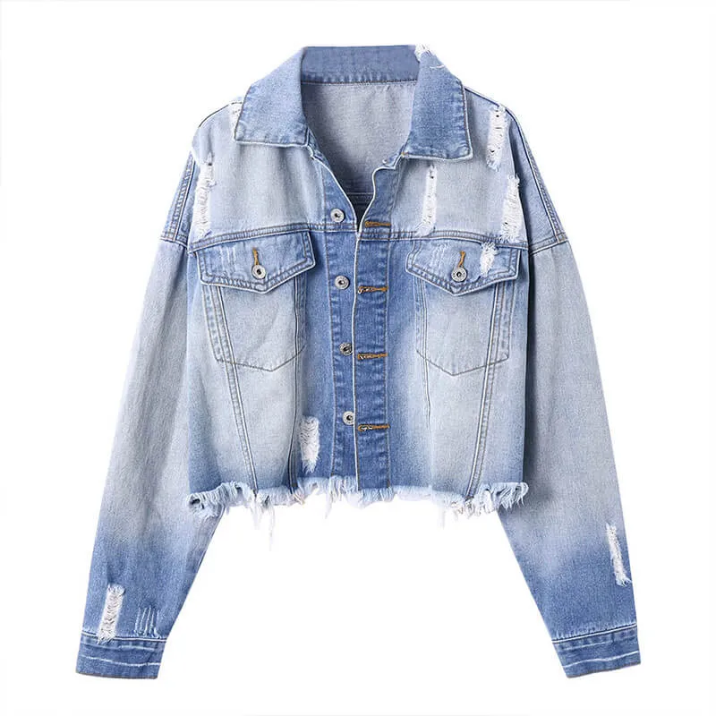 Blue Denim Shirt Jacket