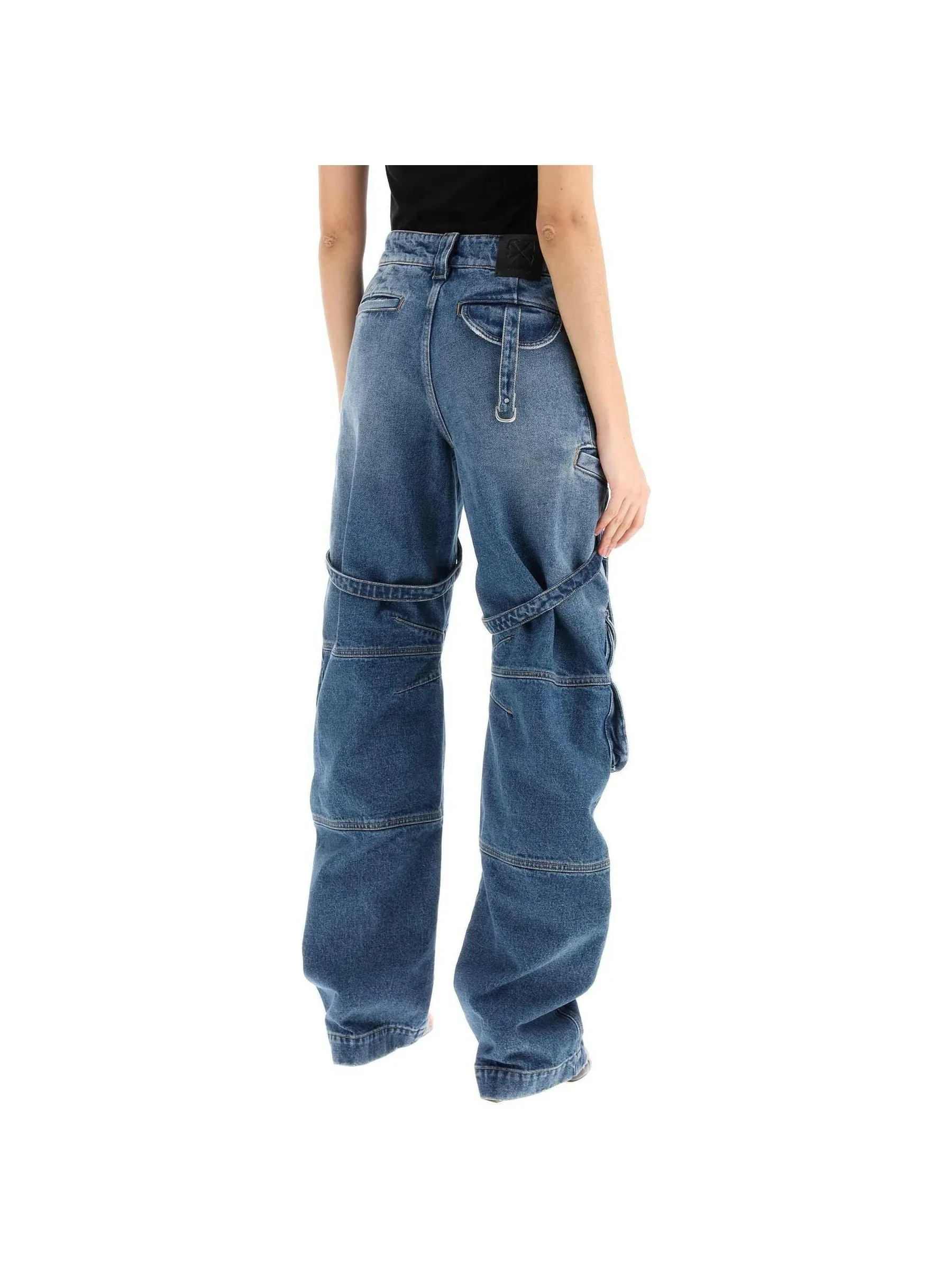 Cargo Harness Denim Trousers