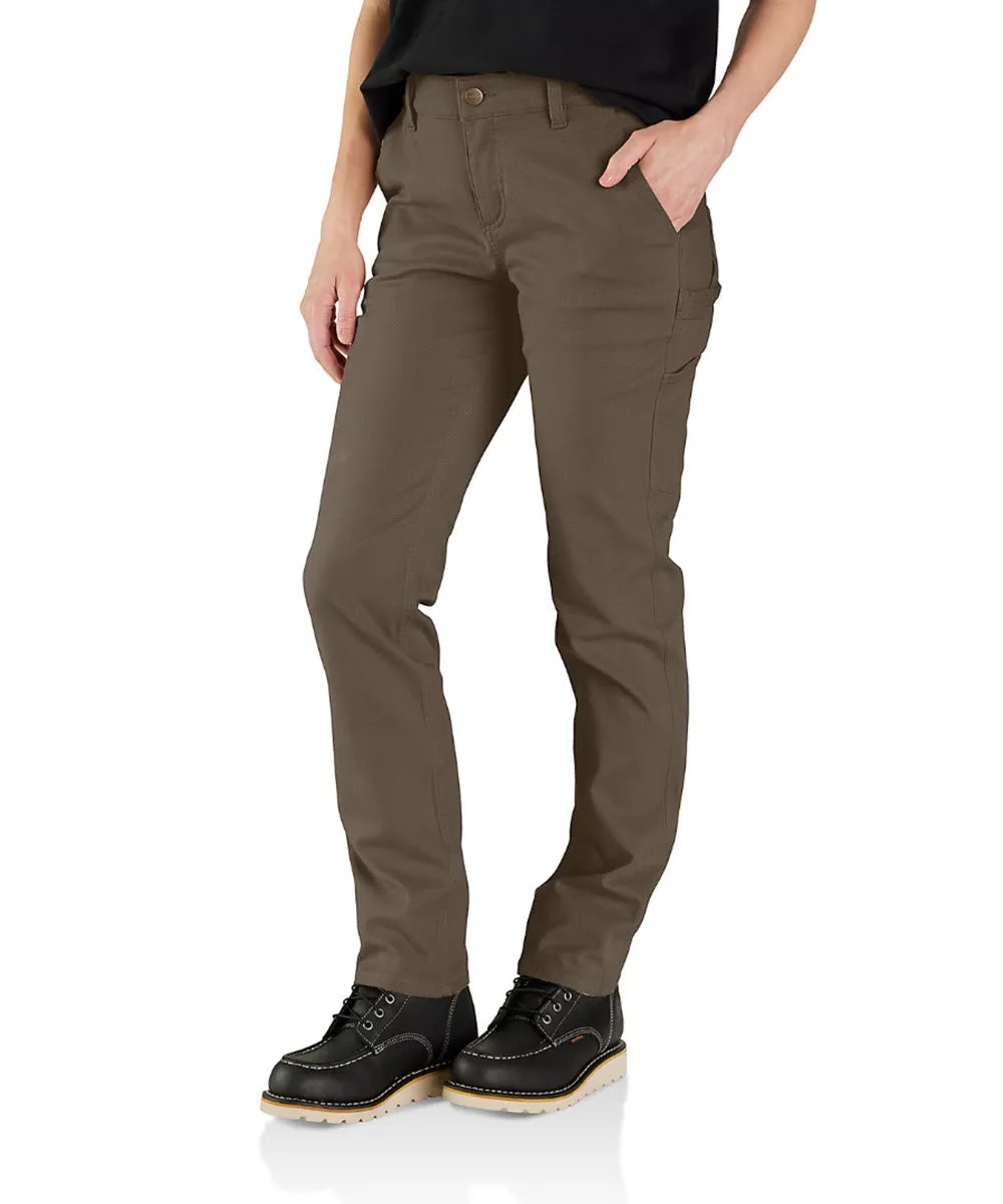 Carhartt Women's Relaxed Fit Canvas Pant - Tarmac