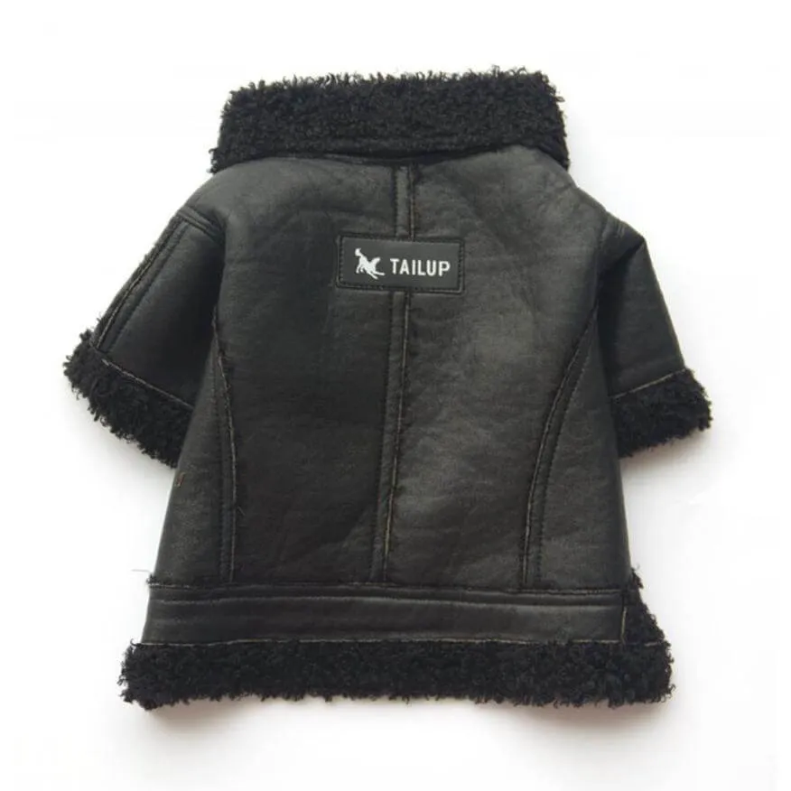 Cashmere Fleece Leather Jacket