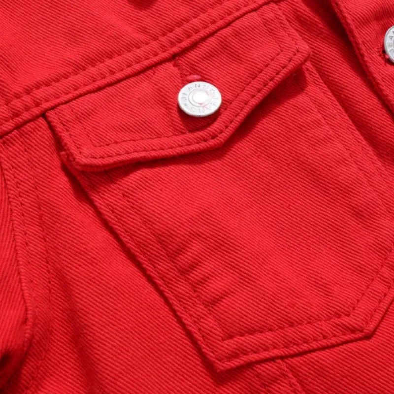 Casual Buttons Denim Jackets