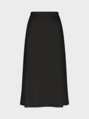 Classic A-Line Skirt-Black