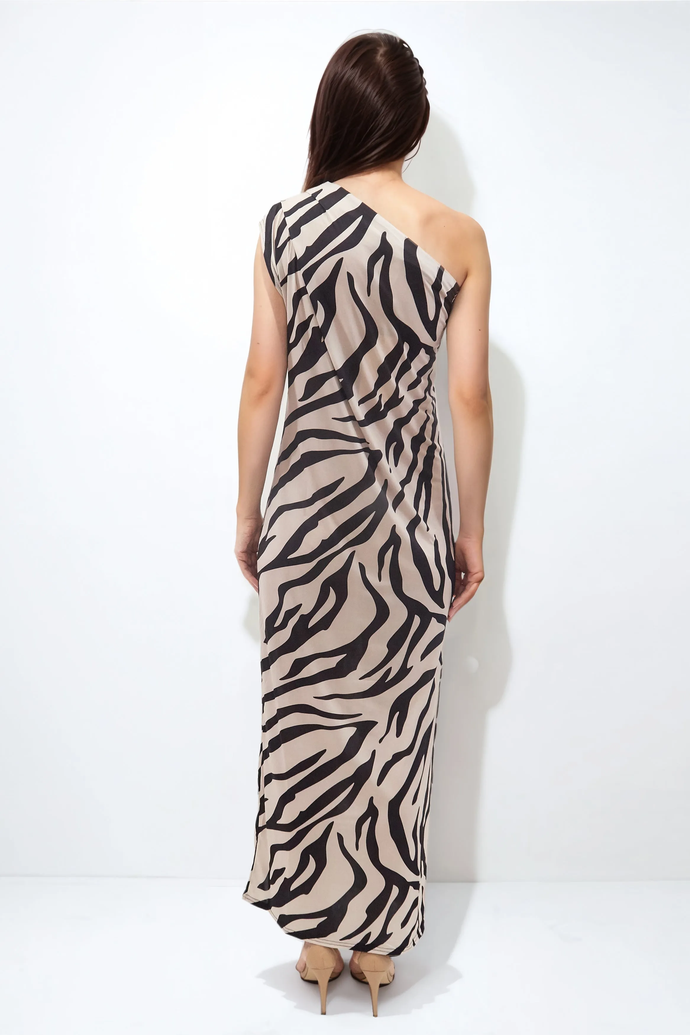 CLEO ZEBRA MAXI DRESS RESORT WEAR BEACH COVER UP