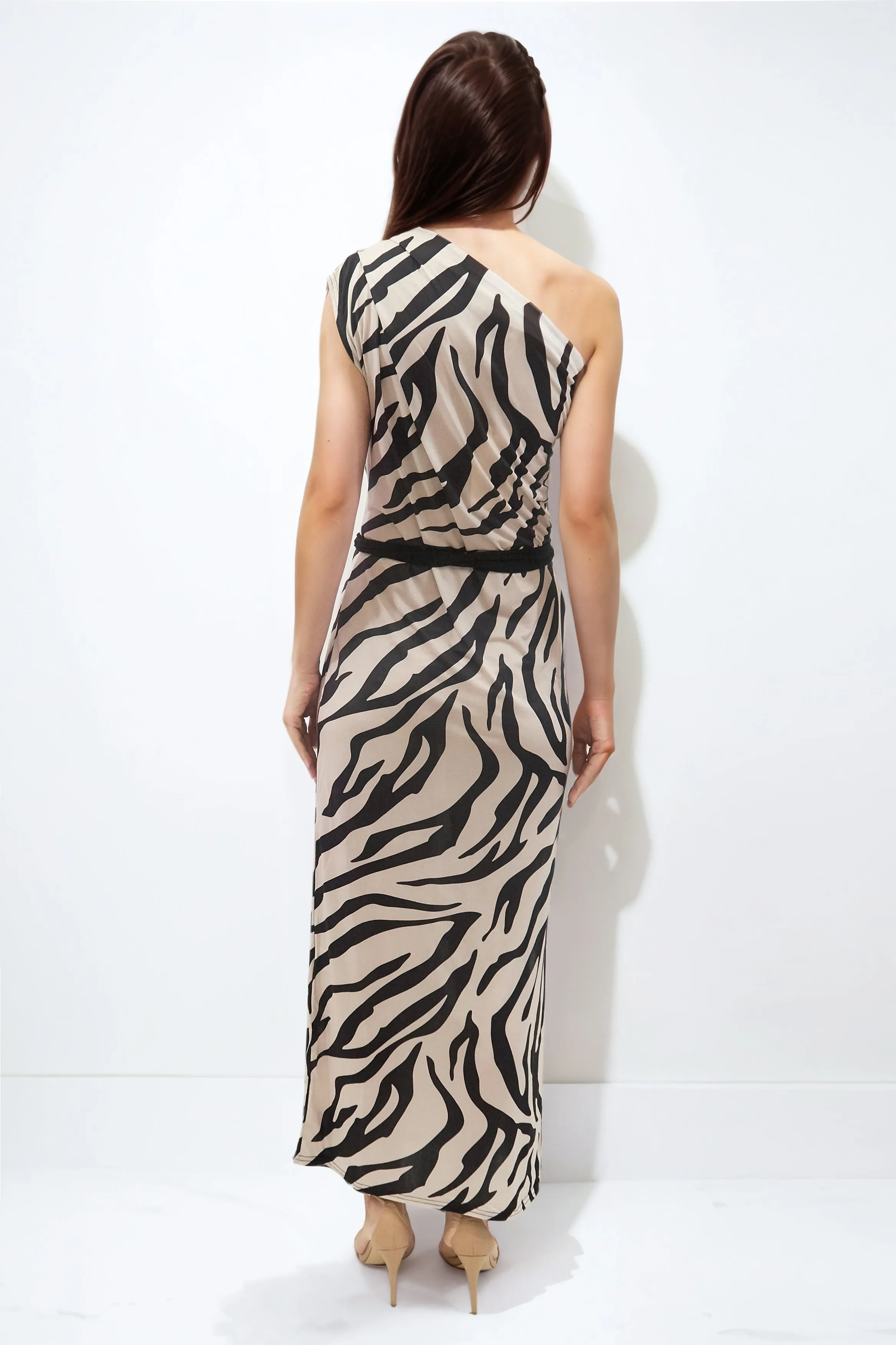 CLEO ZEBRA MAXI DRESS RESORT WEAR BEACH COVER UP