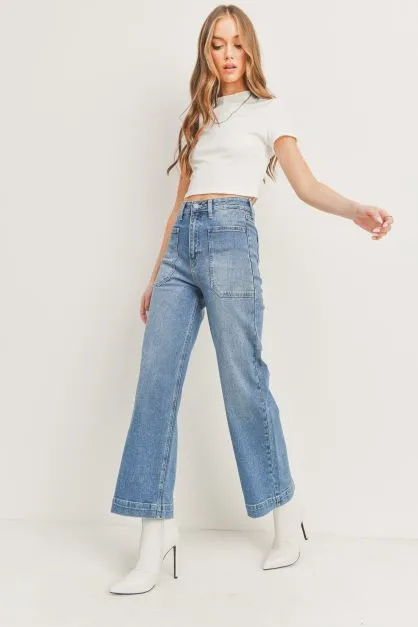 DENIM UTILITY PANTS