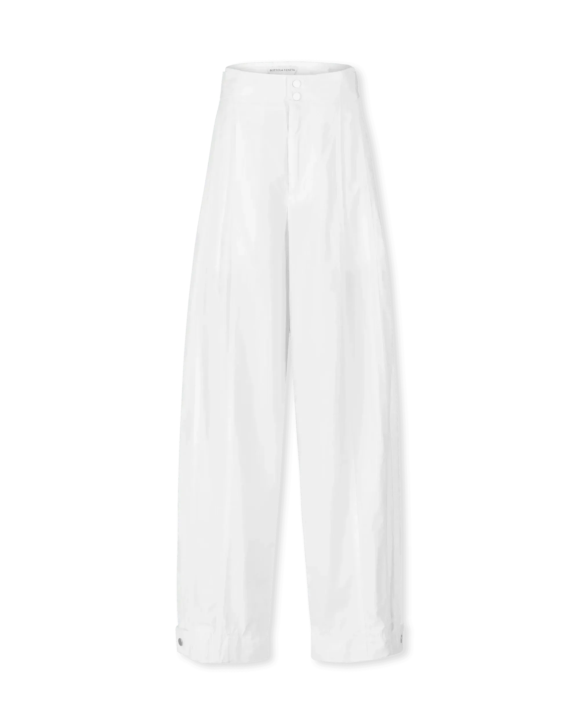 Double Pleated Cotton Pants