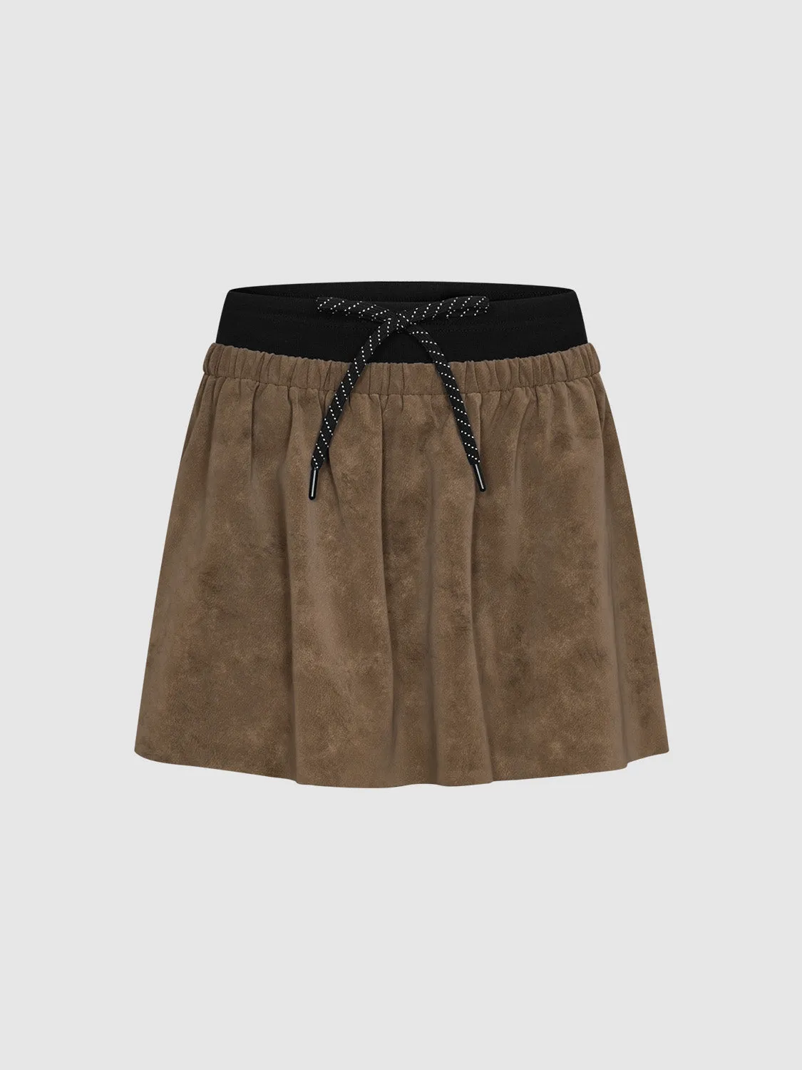 Drawstring A-Line Skirts