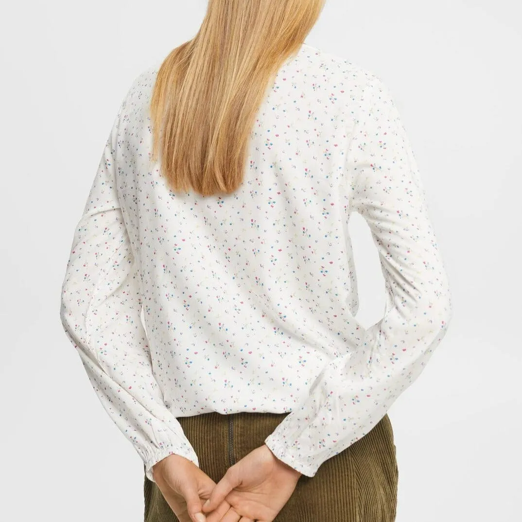 Esprit Patterned Blouse Off White