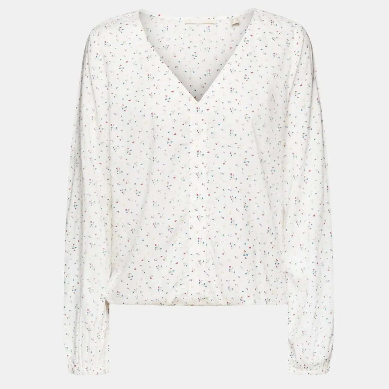 Esprit Patterned Blouse Off White