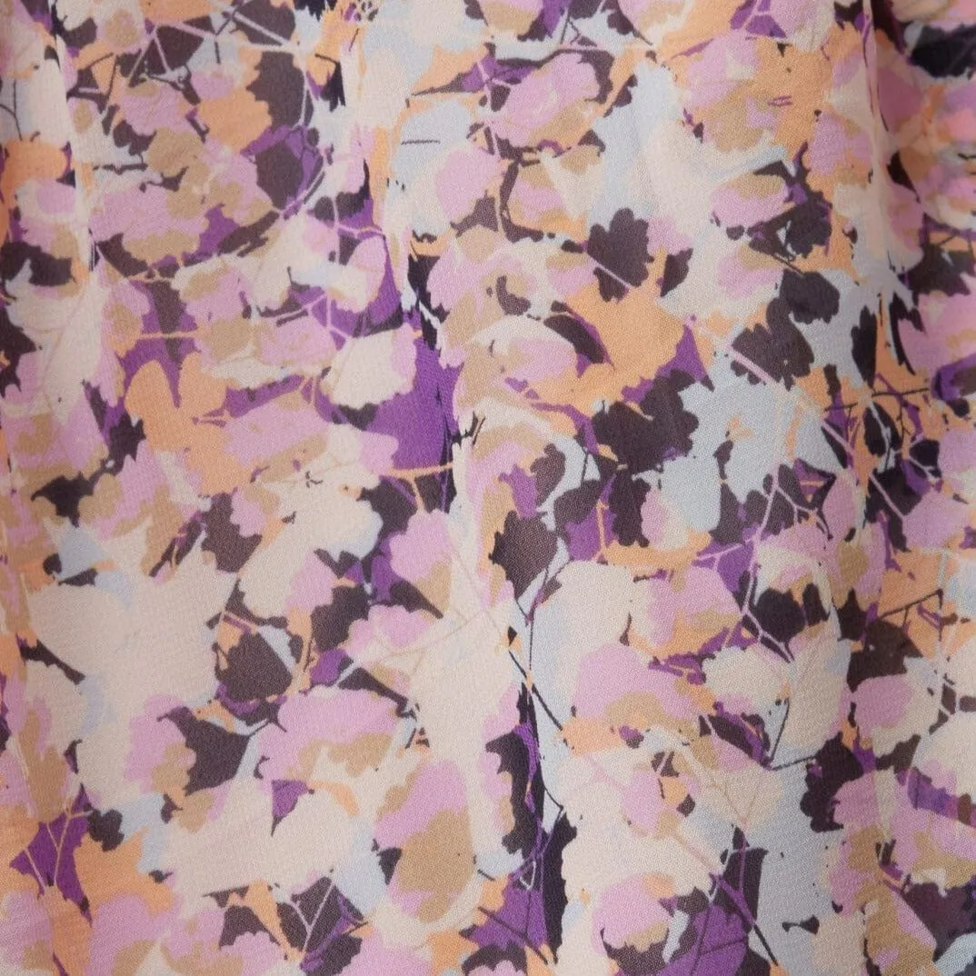 Esprit Patterned Chiffon Blouse Lilac