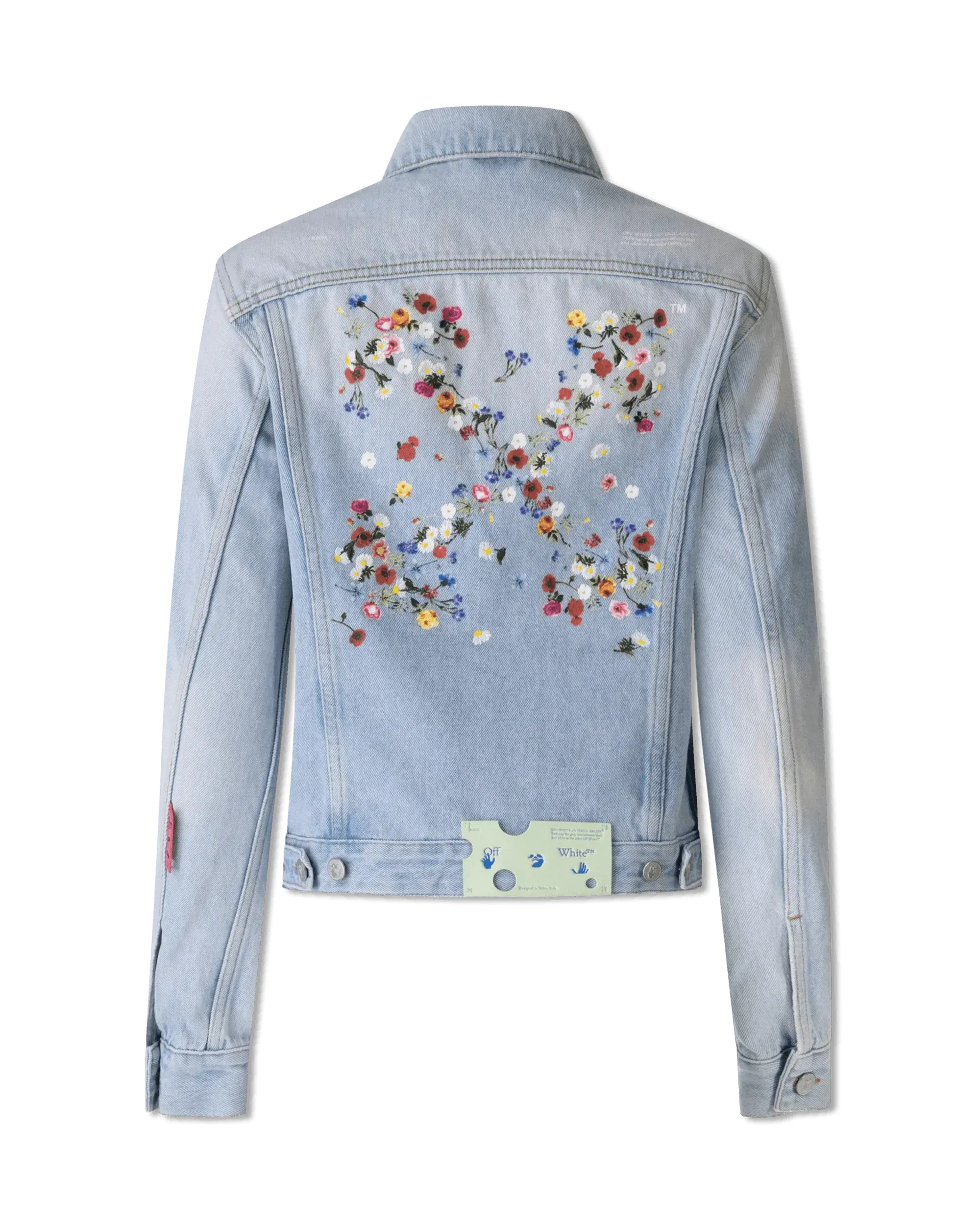 Floral Arrow Denim Jacket