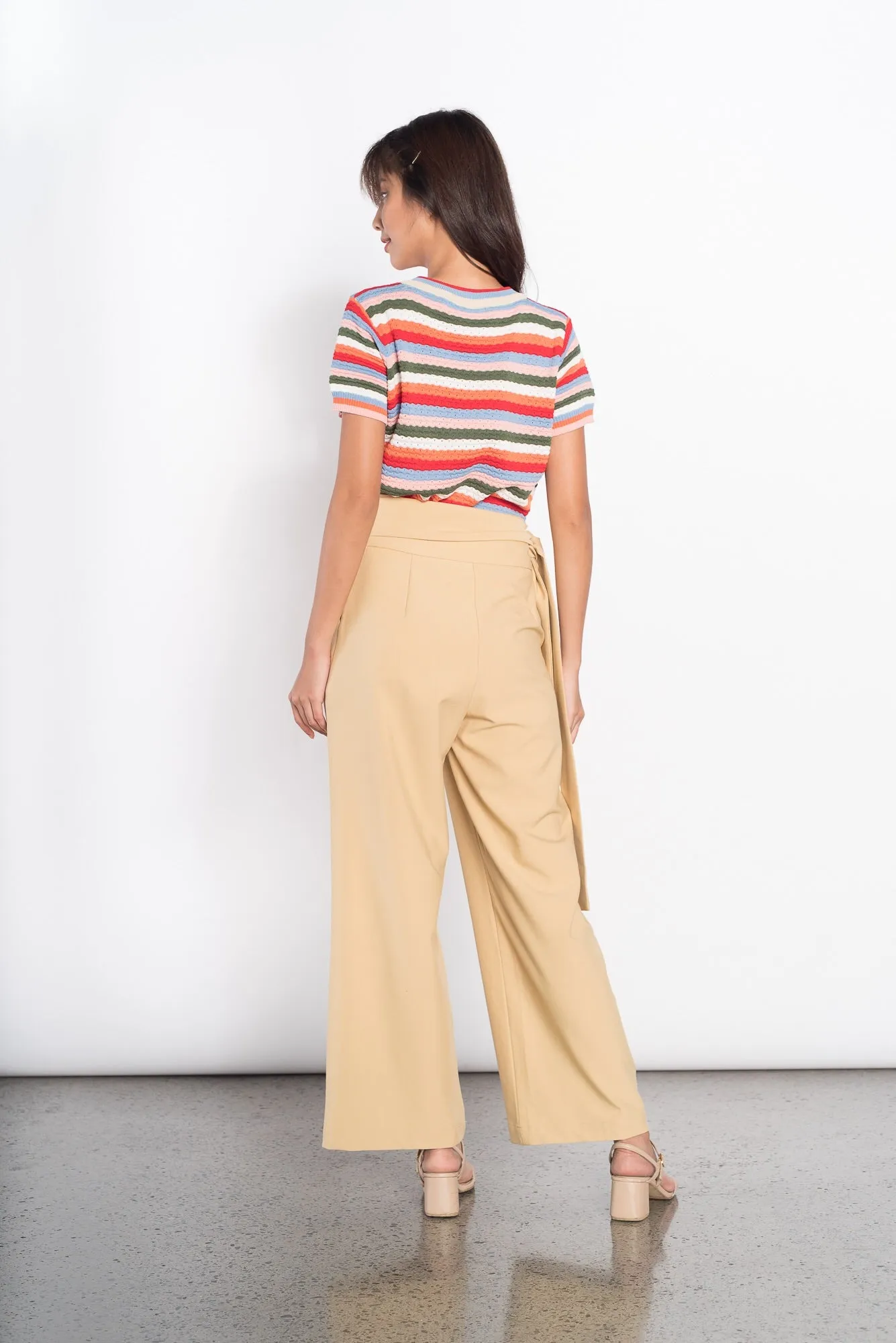 Greet Wide Leg Pants in Mustard