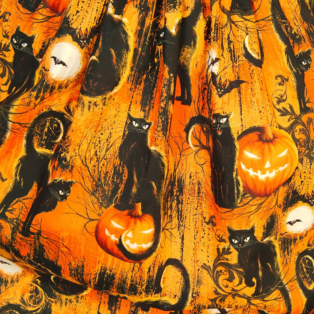 Halloween Black Cats Skirt