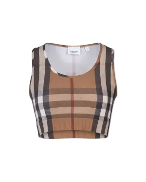 Immy Check Bra Top