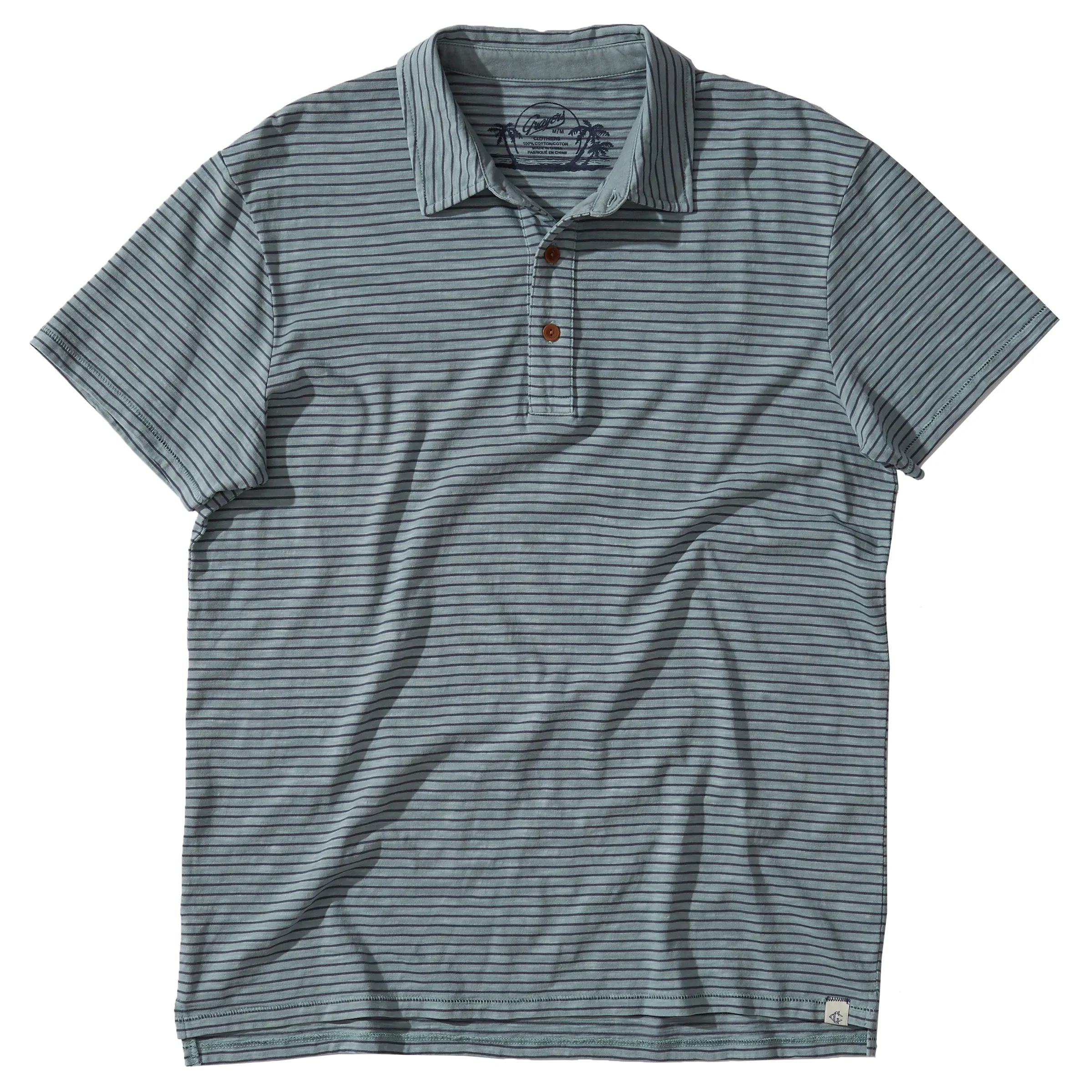 Malaga Cove Stripe Polo - Abyss Stripe (Final Sale)