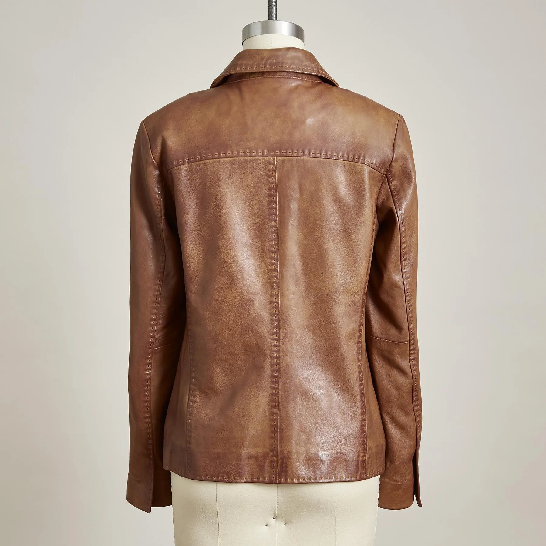 Mckenna Leather Blazer