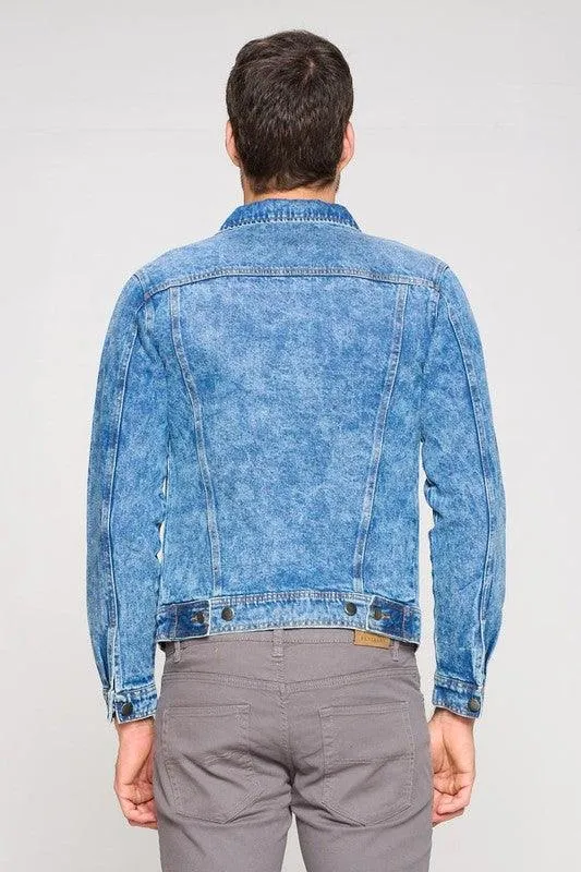 Mens Plus Size Denim Jean Jackets