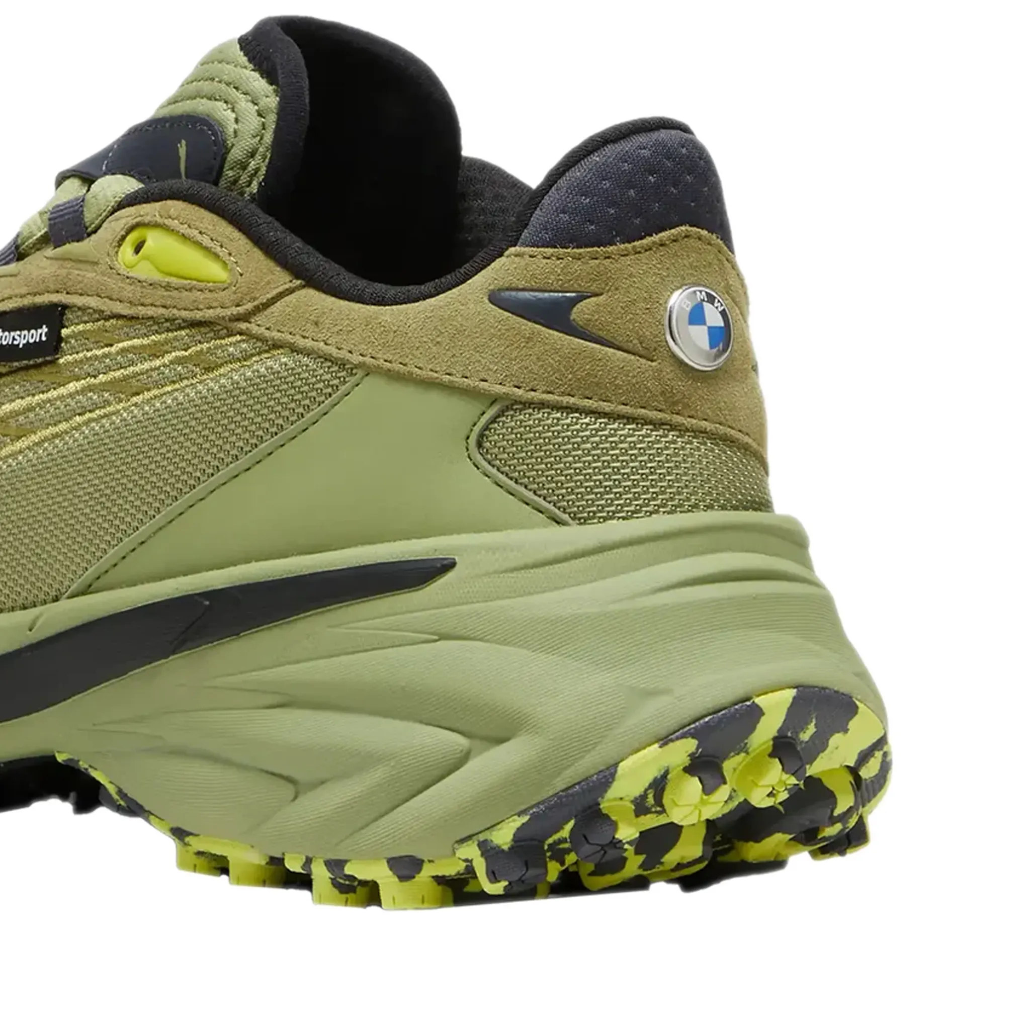 Men's Puma BMW MMS Spirex Shoes - Calming Green