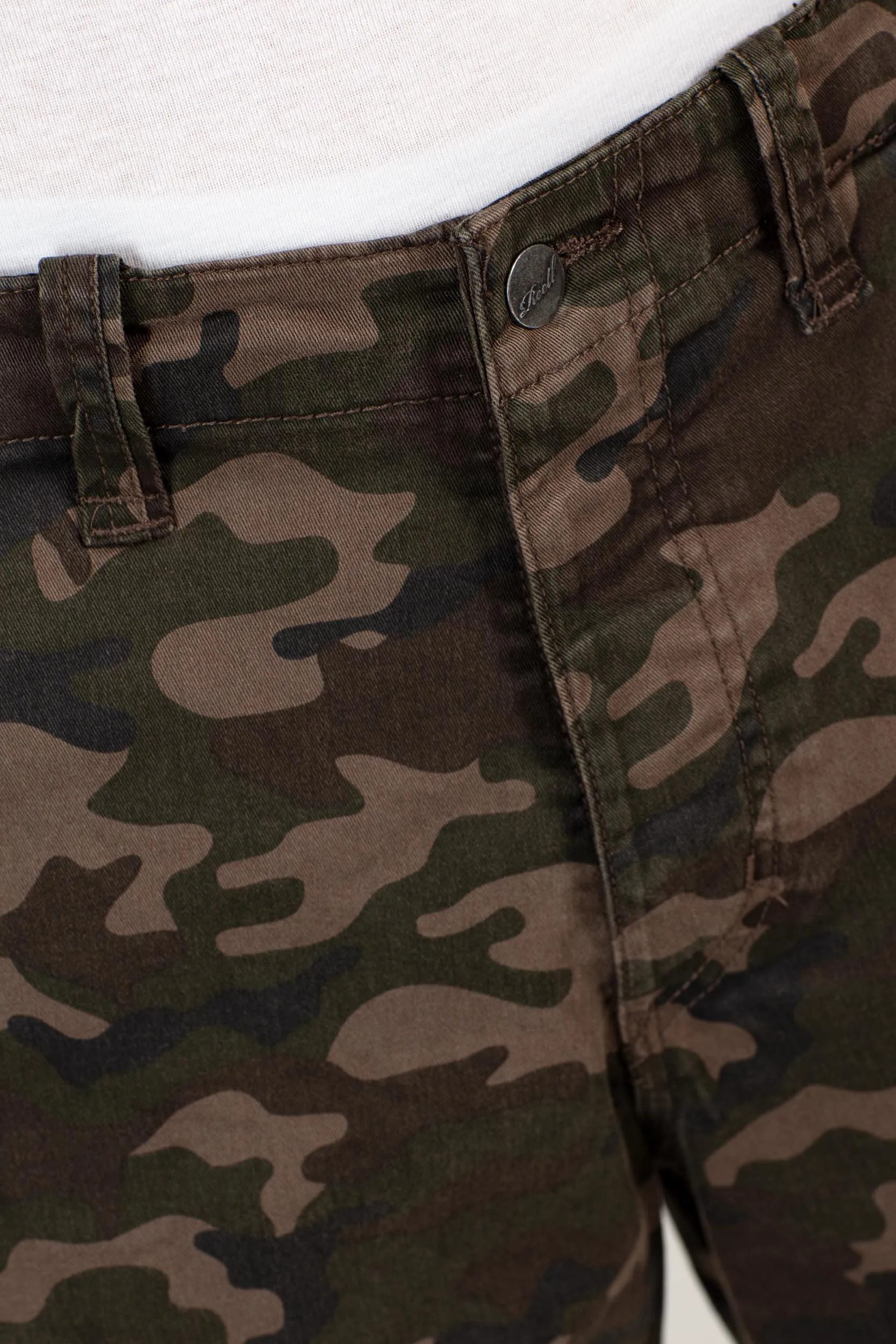 New Cargo Short - Washed Camo