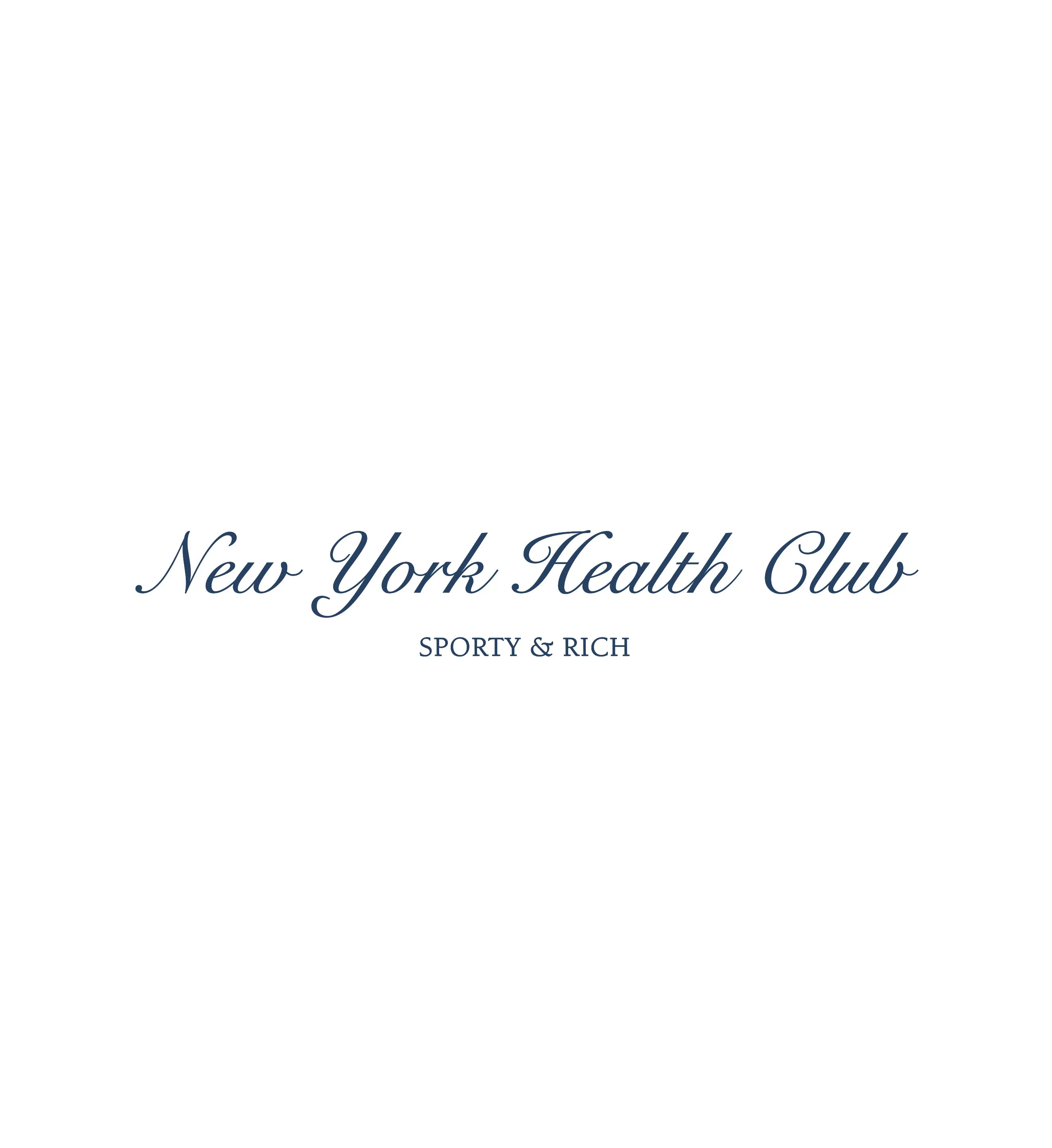 NY Health Club Polo - White/Navy