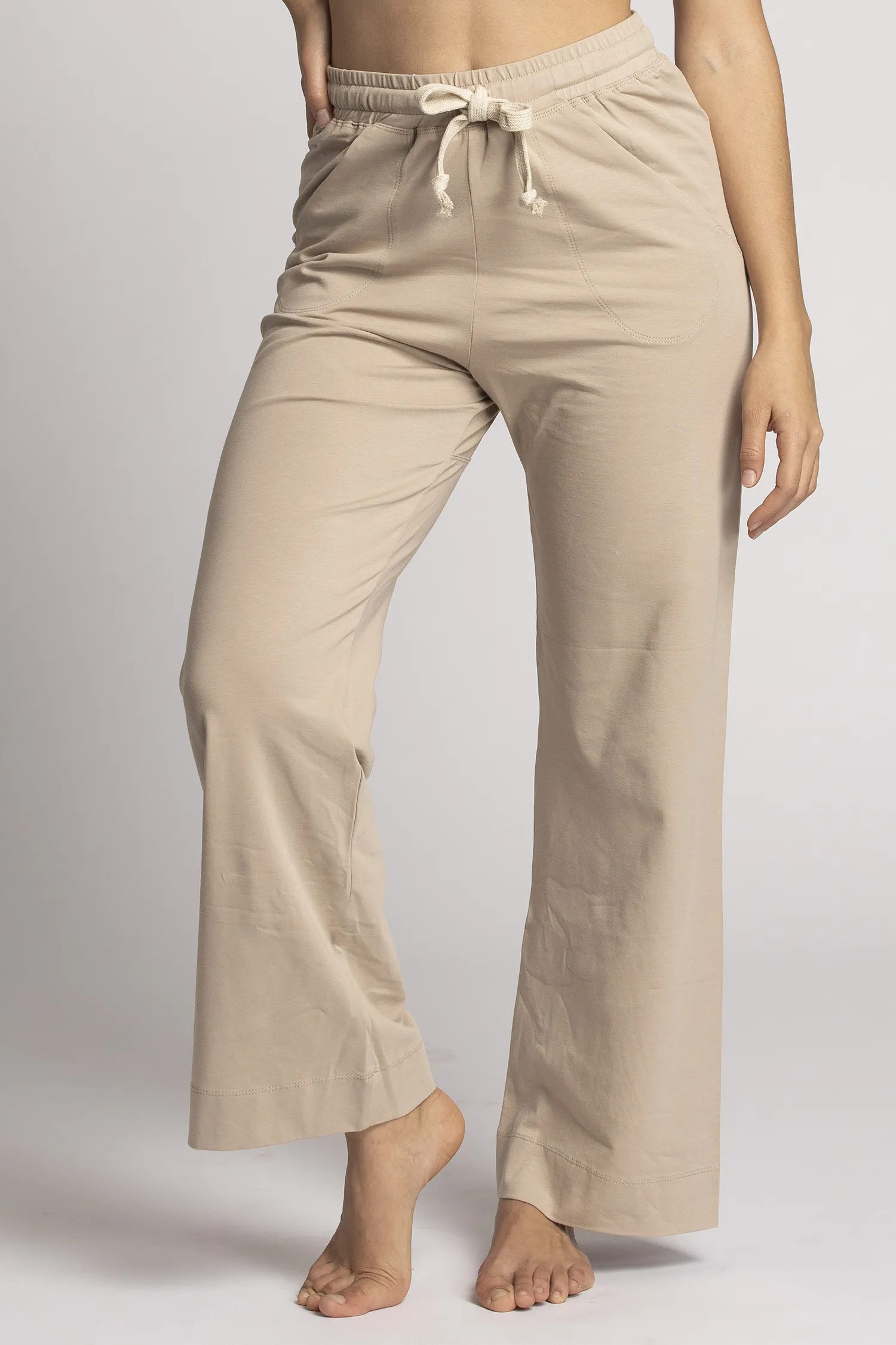 Organic Cotton Wide Leg Lounge Pants