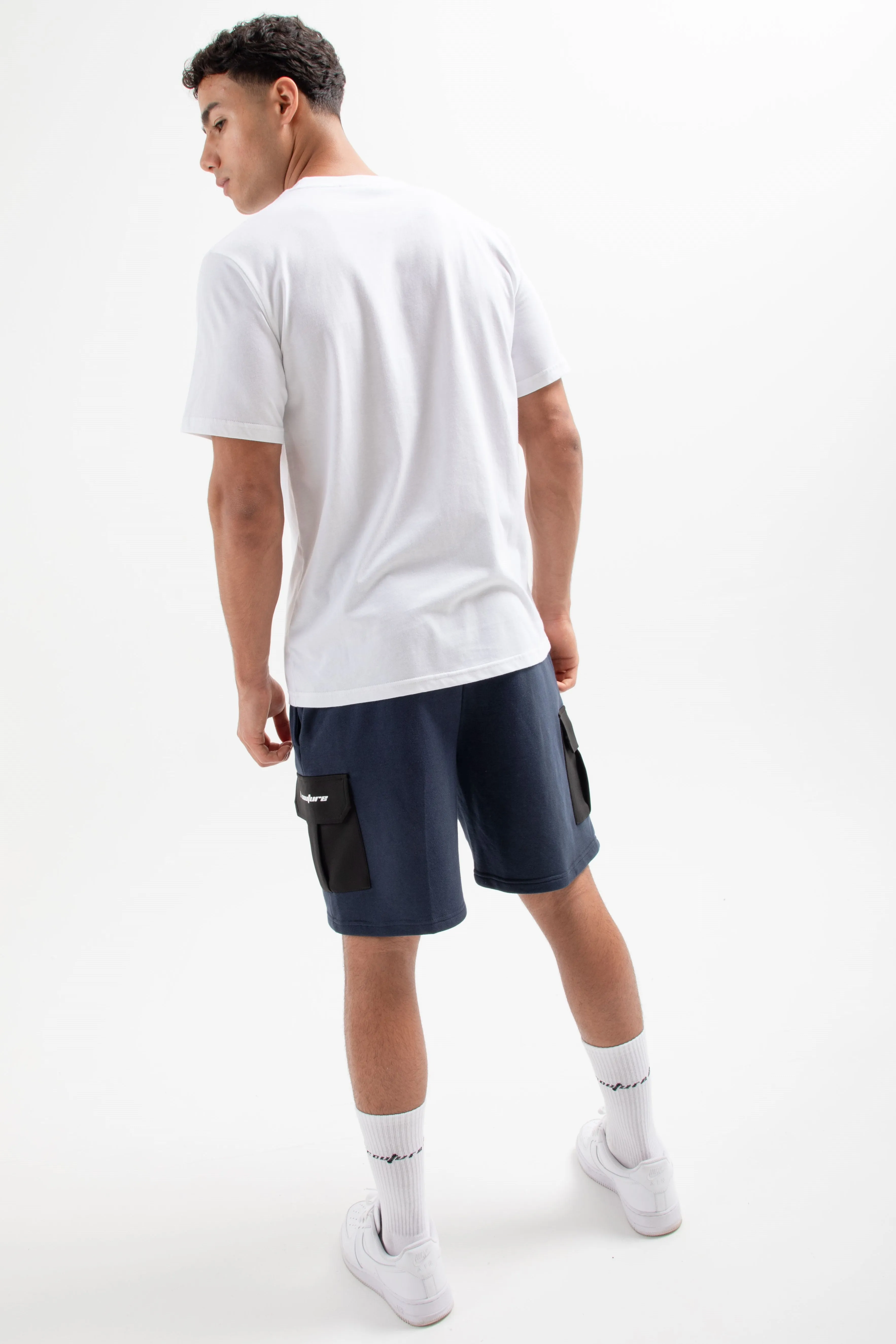 Petersham Jersey Cargo Shorts - Navy