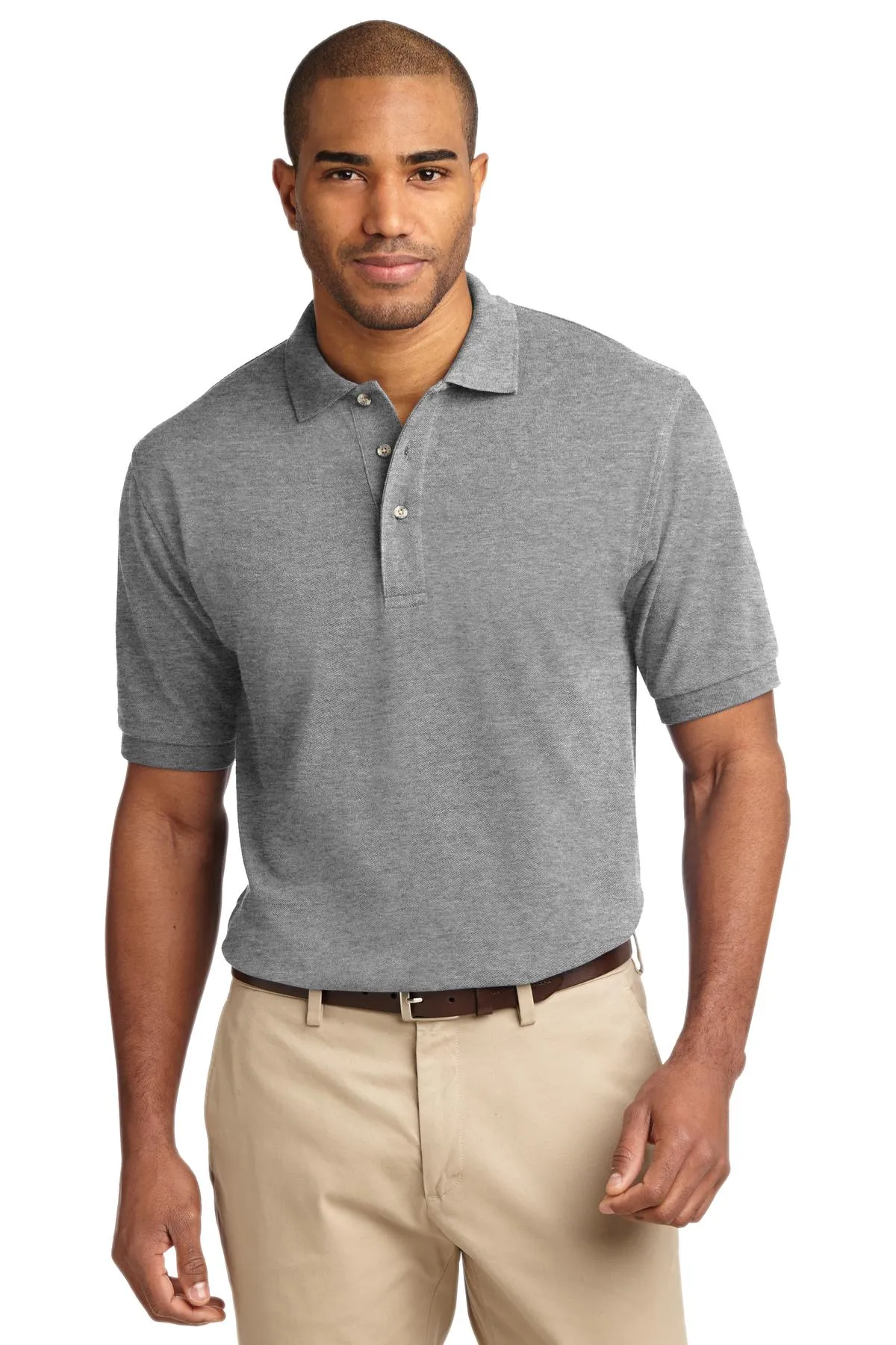 Port Authority Heavyweight Cotton Pique Polo. K420