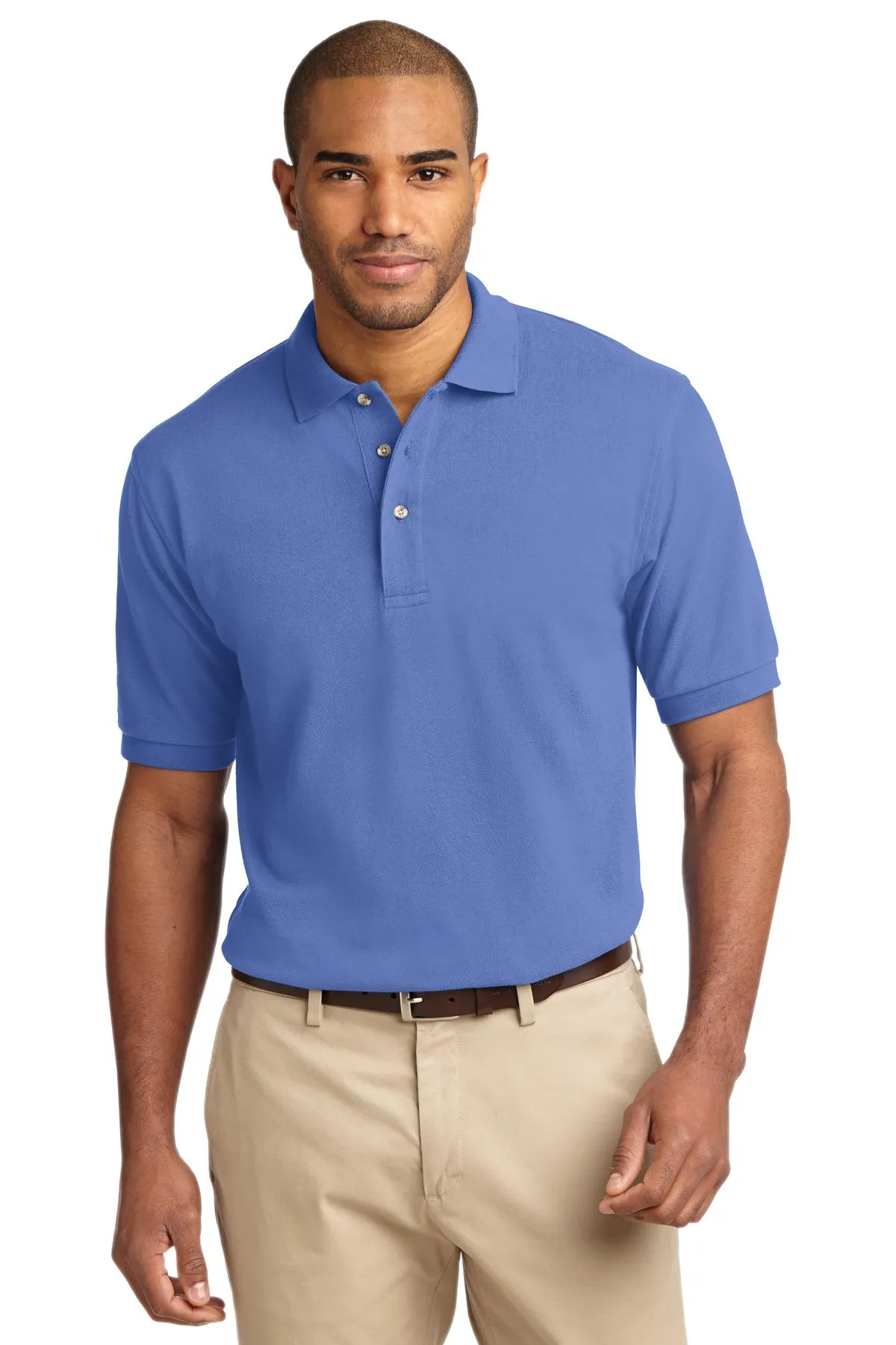 Port Authority Heavyweight Cotton Pique Polo. K420