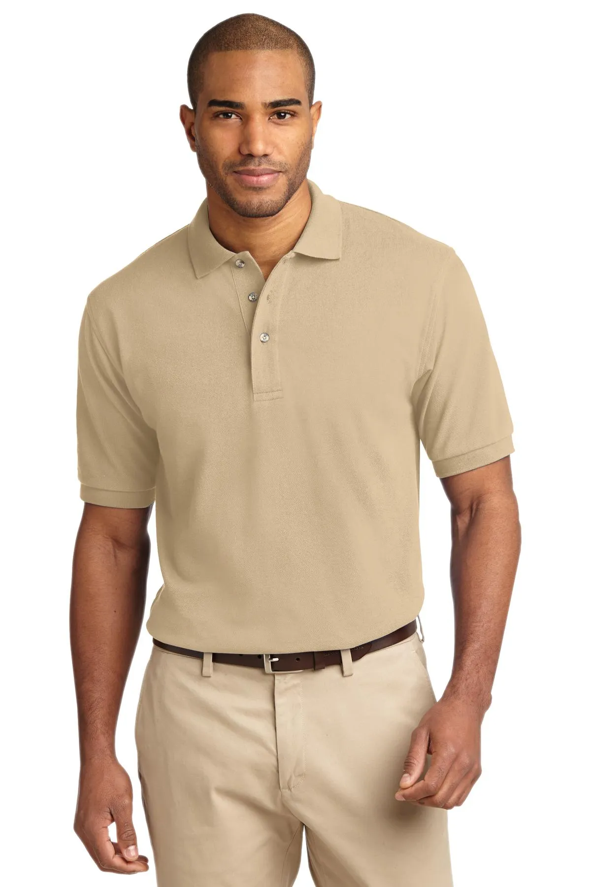 Port Authority Heavyweight Cotton Pique Polo. K420