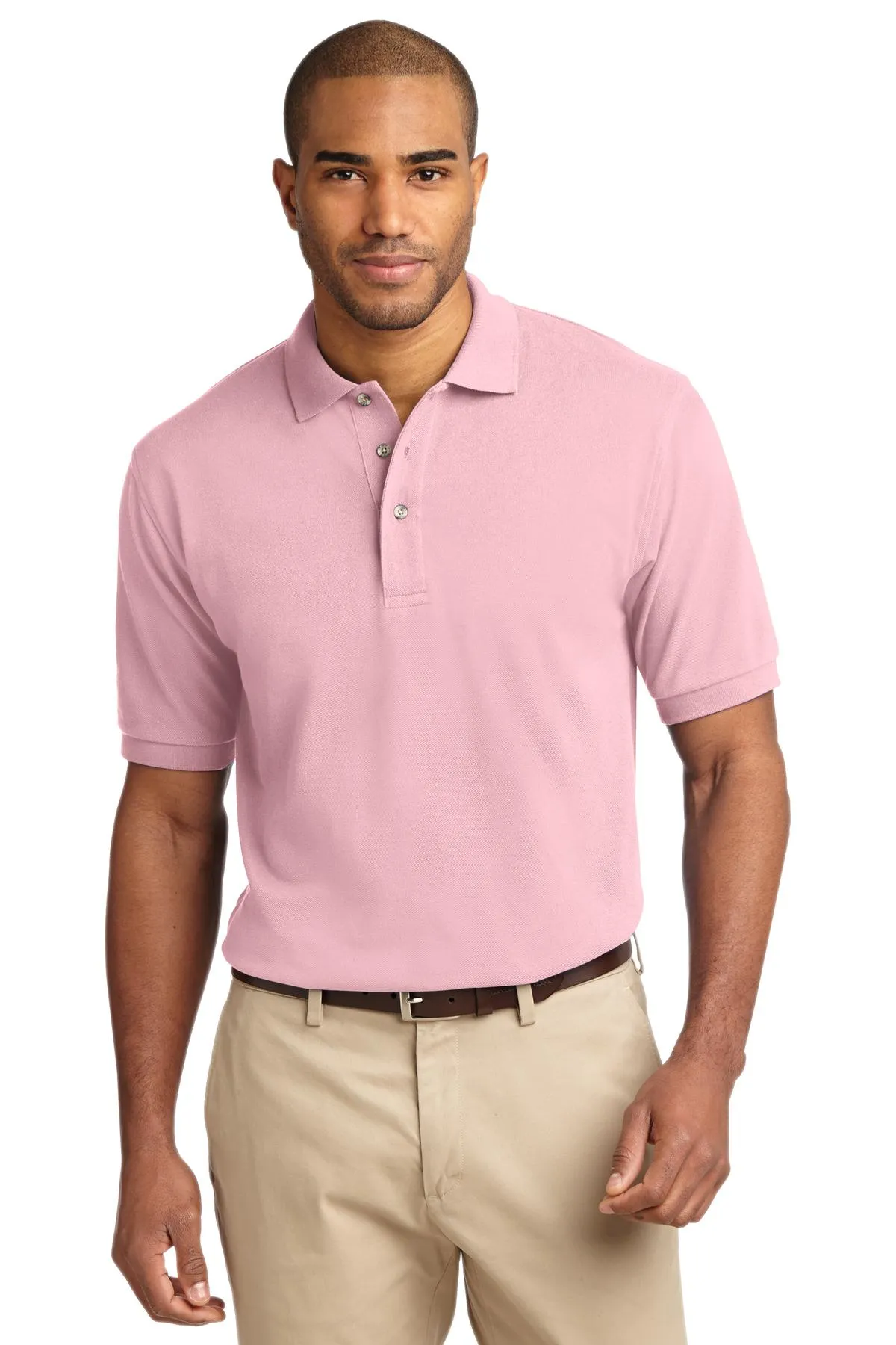 Port Authority Heavyweight Cotton Pique Polo. K420