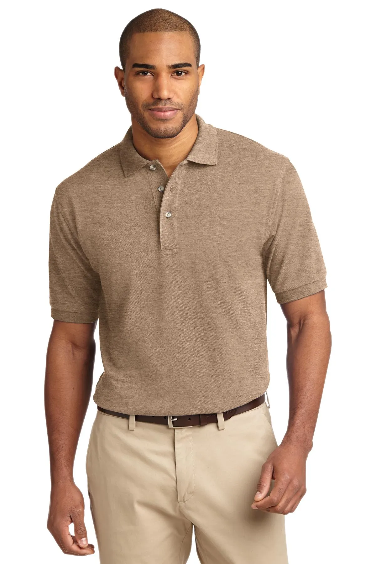 Port Authority Heavyweight Cotton Pique Polo. K420