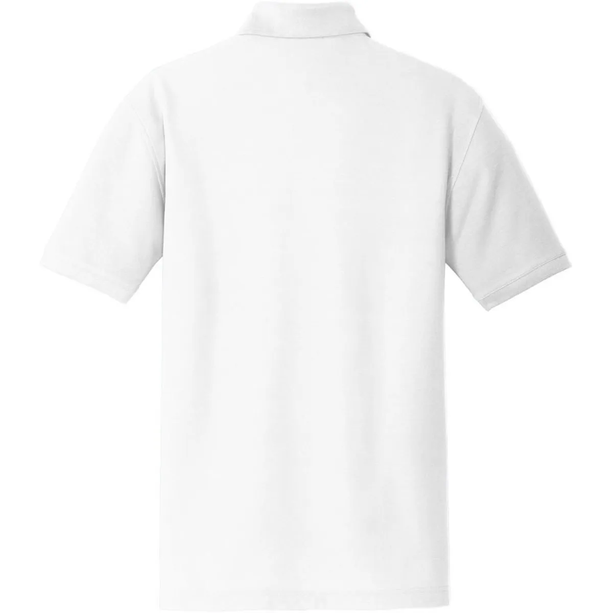 Port Authority Men's White Core Classic Pique Polo