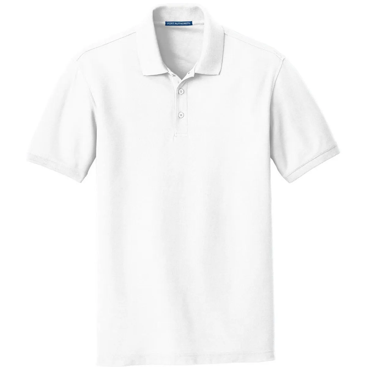 Port Authority Men's White Core Classic Pique Polo