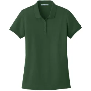 Port Authority Women's Deep Forest Green Core Classic Pique Polo