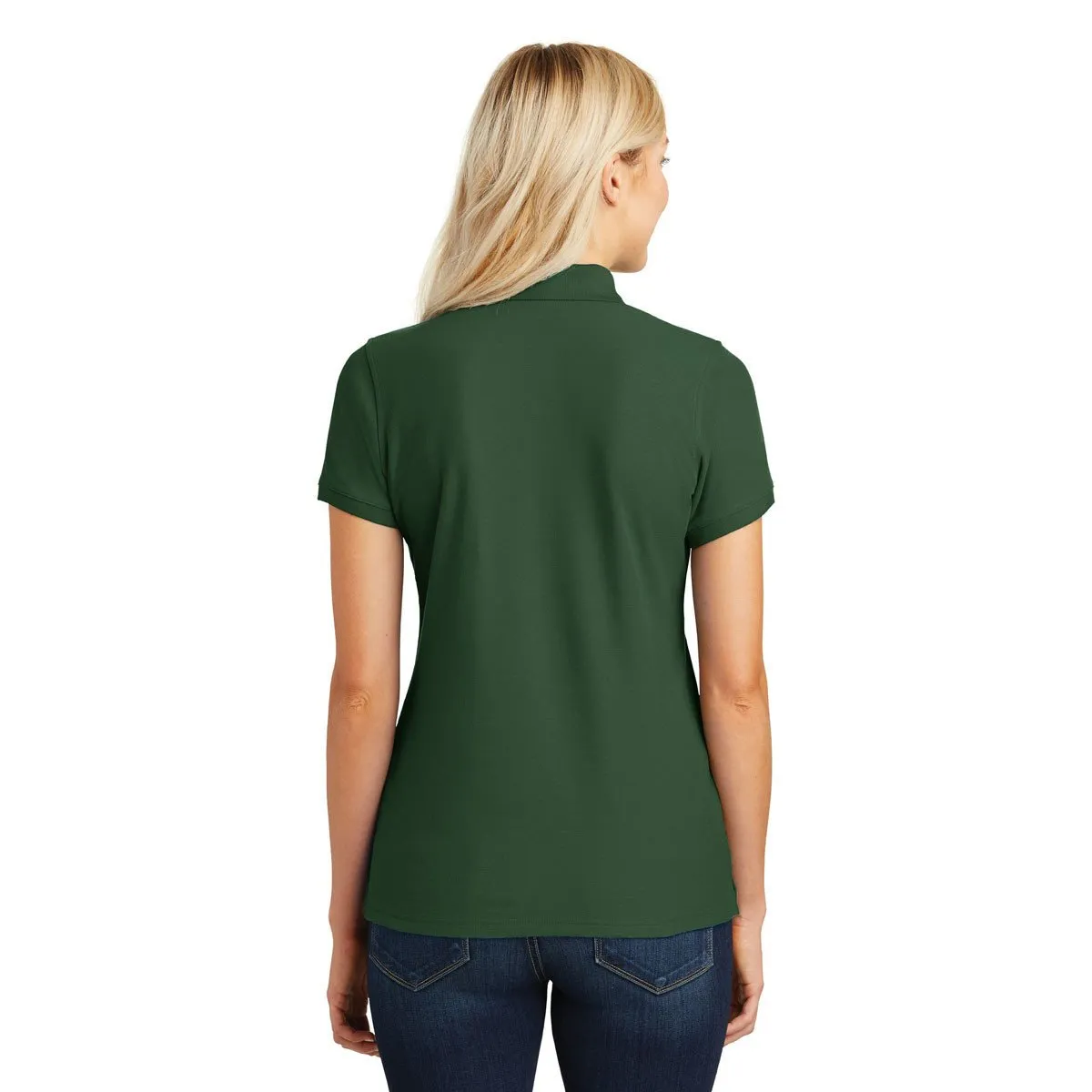 Port Authority Women's Deep Forest Green Core Classic Pique Polo