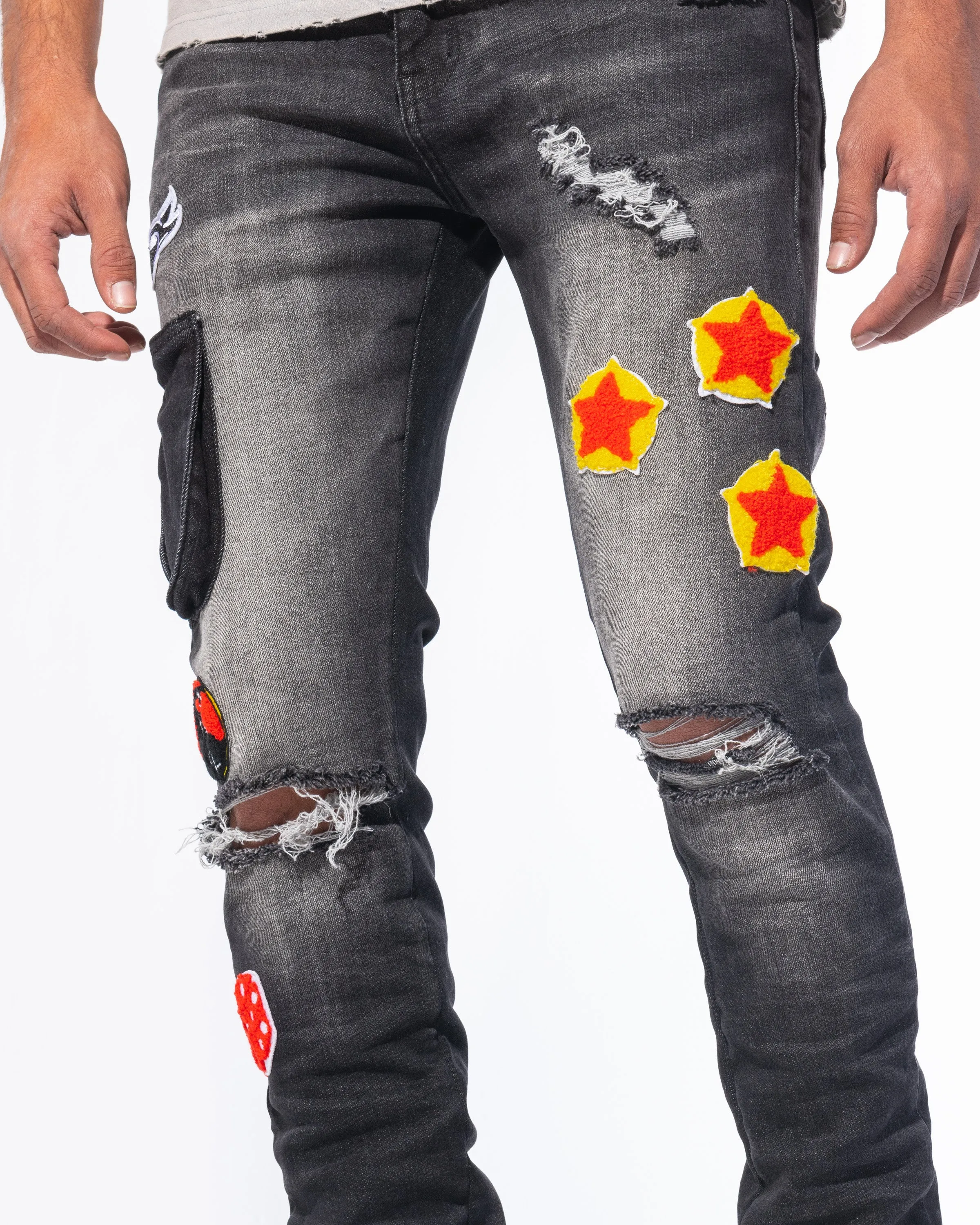 "GAMBIT" DENIM (BLACK WASH)