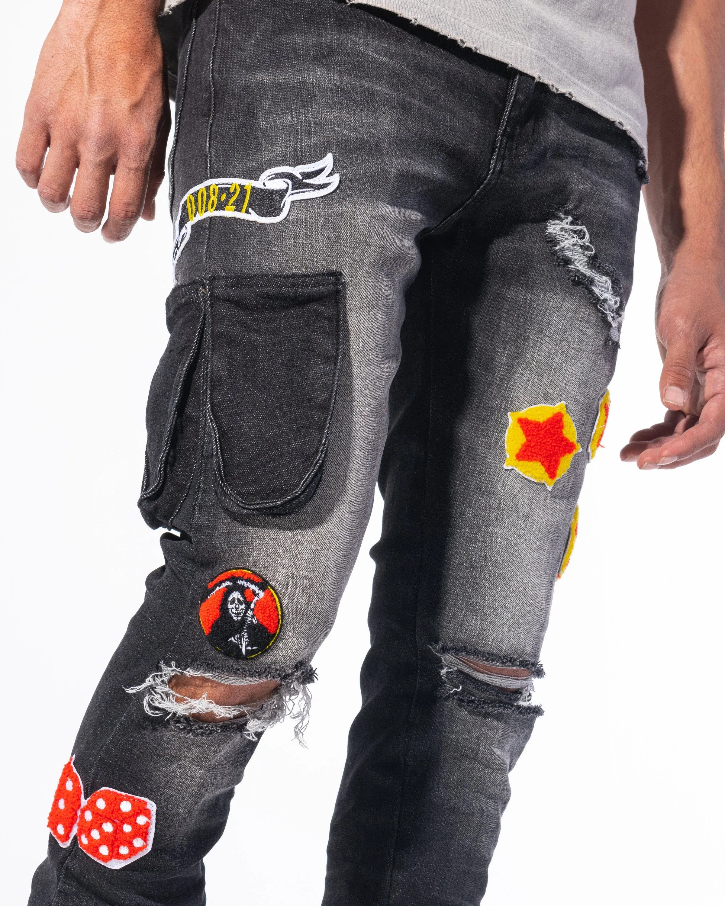 "GAMBIT" DENIM (BLACK WASH)