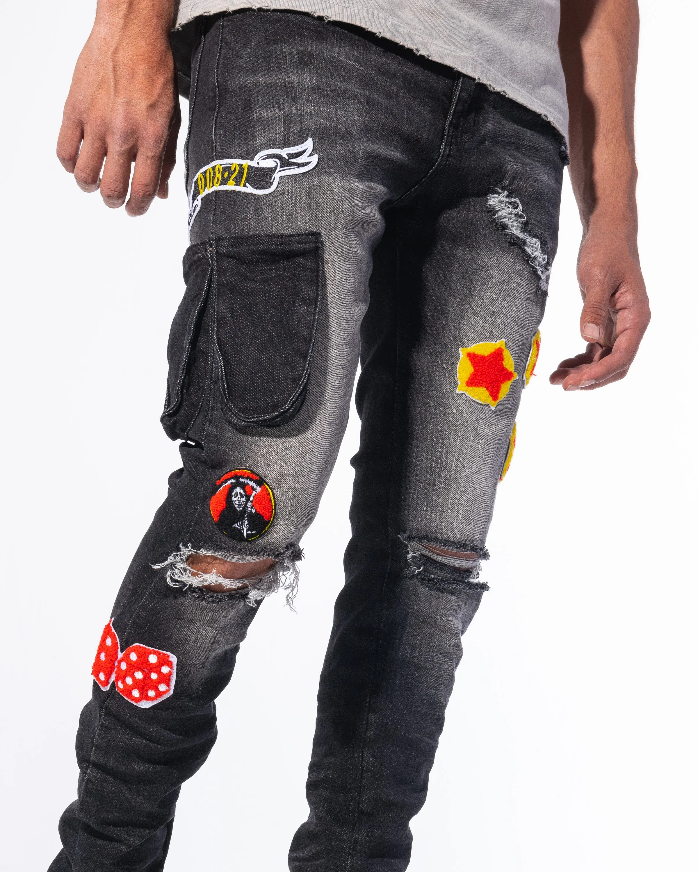 "GAMBIT" DENIM (BLACK WASH)