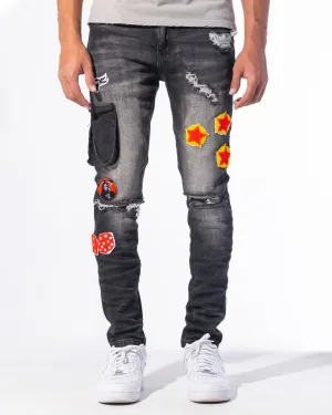 "GAMBIT" DENIM (BLACK WASH)