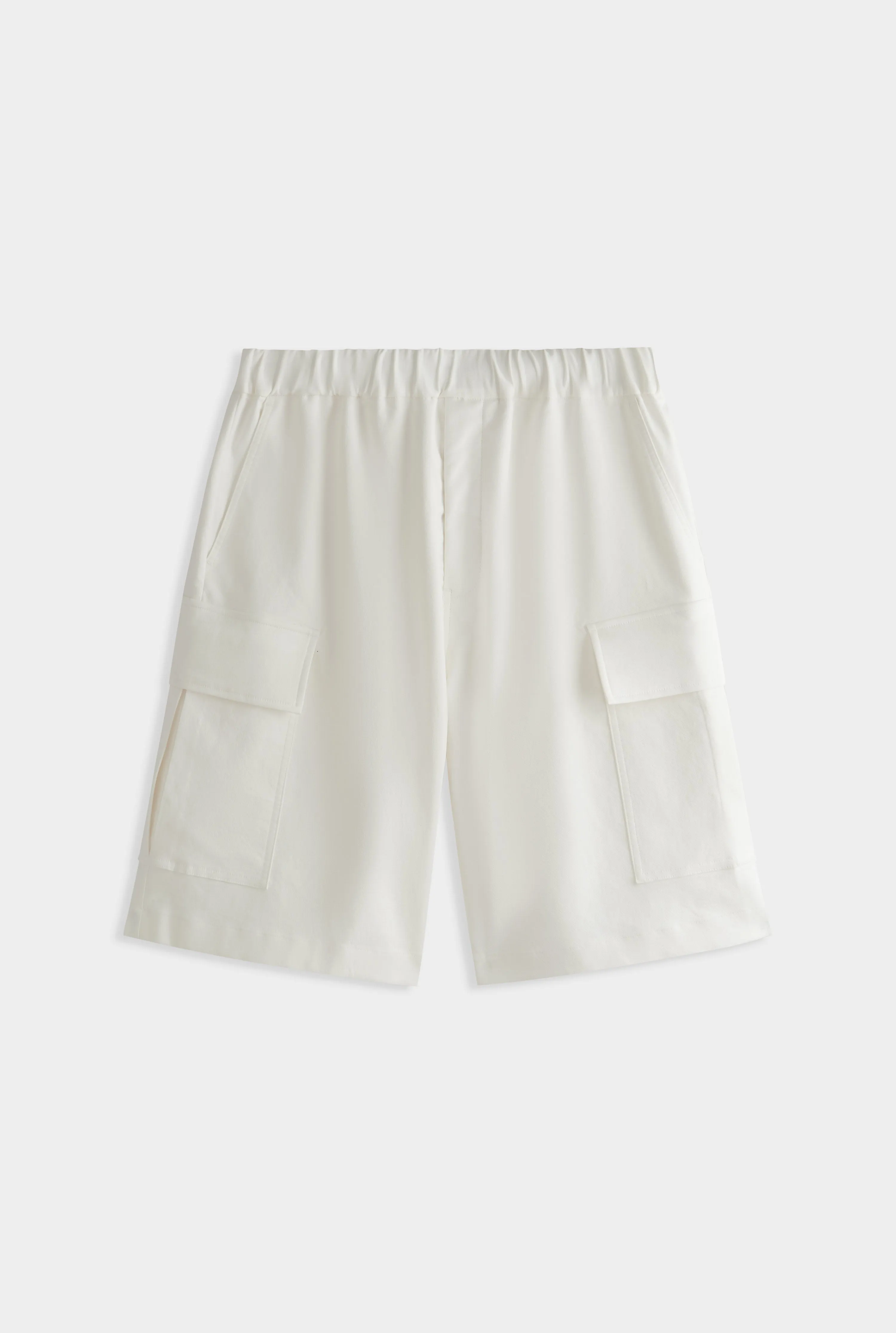 Relaxed Cargo Short -  Off White